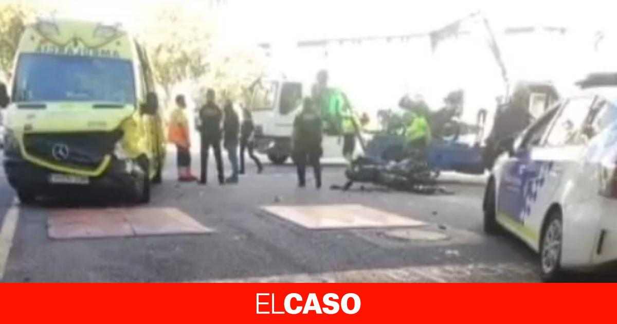 Muere Un Motorista En Un Accidente En Barcelona: Chocó Con Una ...