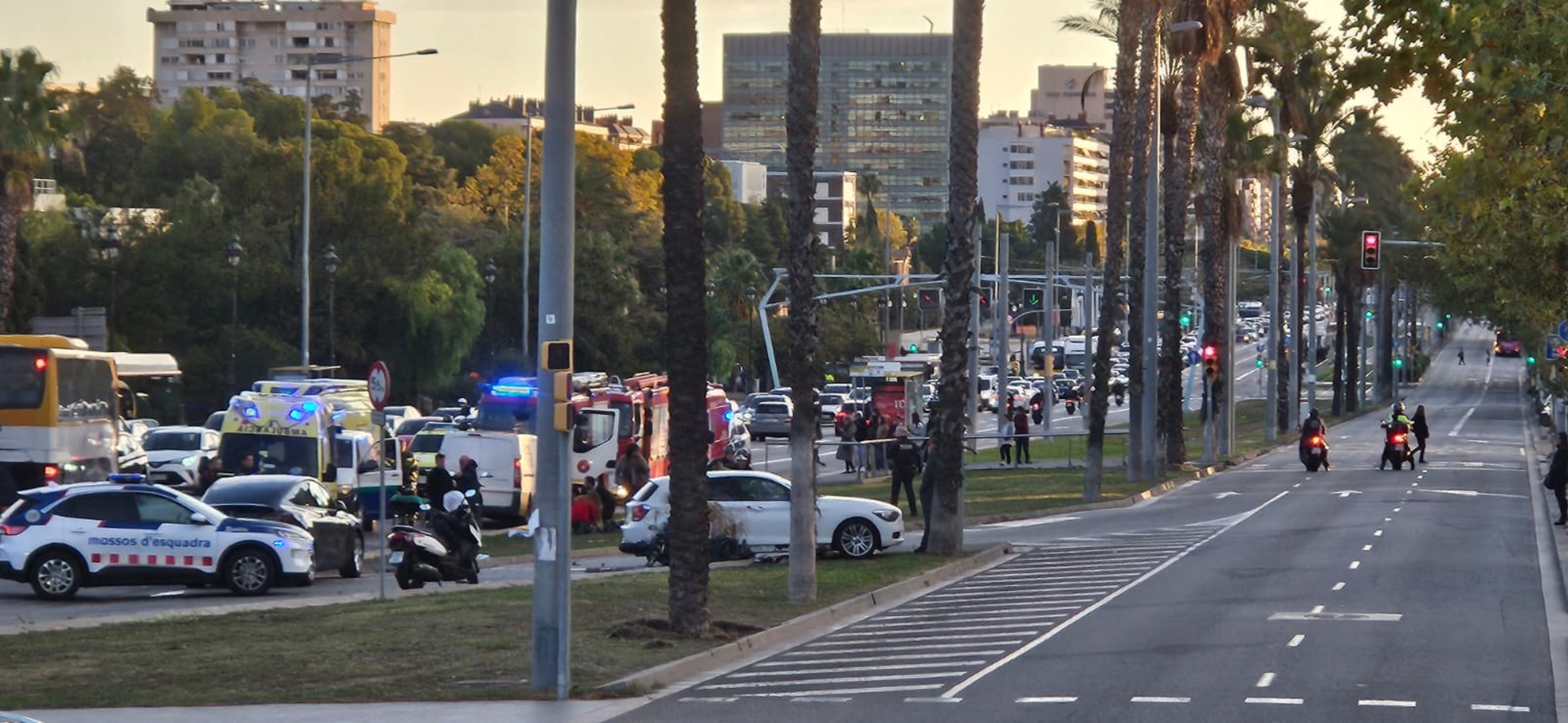 accident diagonal barcelona