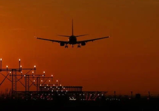 avió en una foto d'arxiu