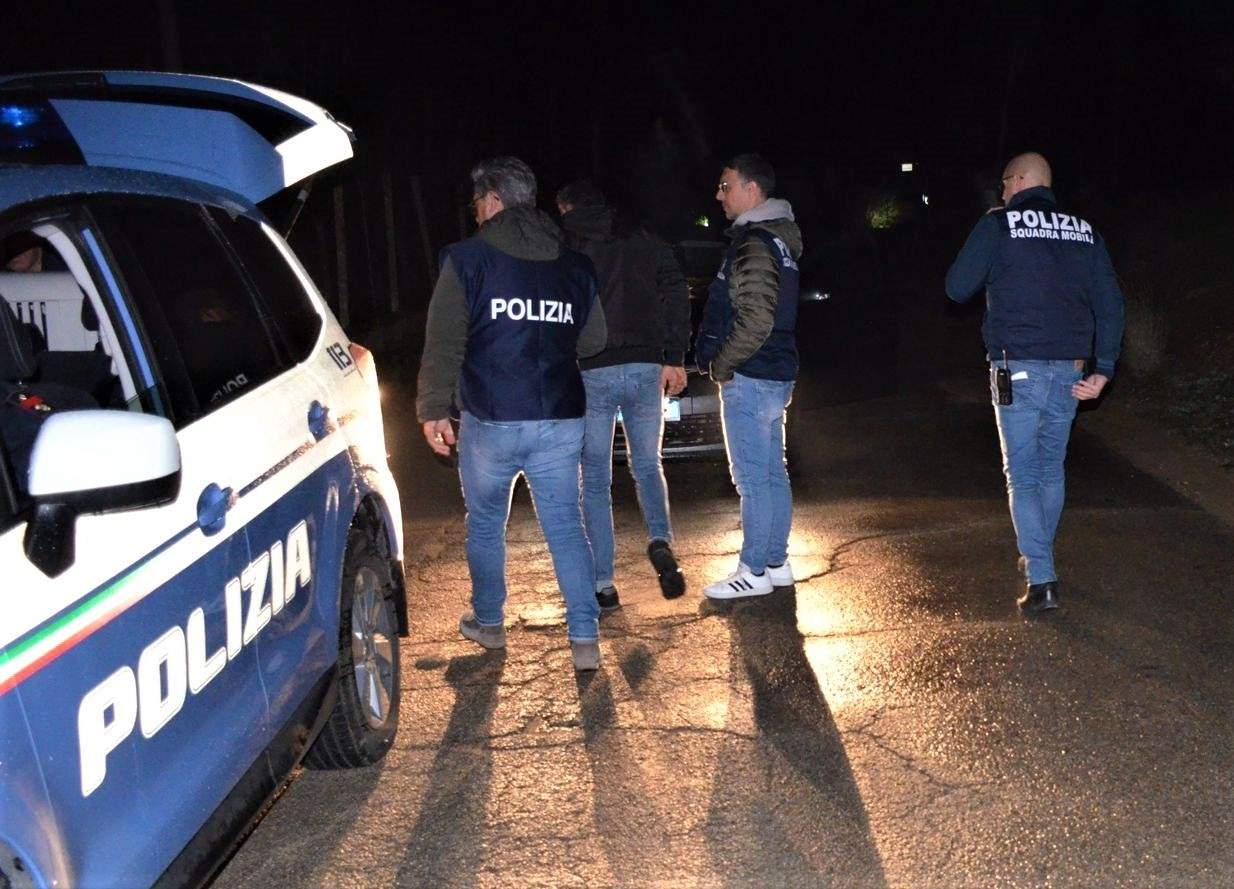 La Polizia di Stato en una detención anterior / POLIZIA DI STATO