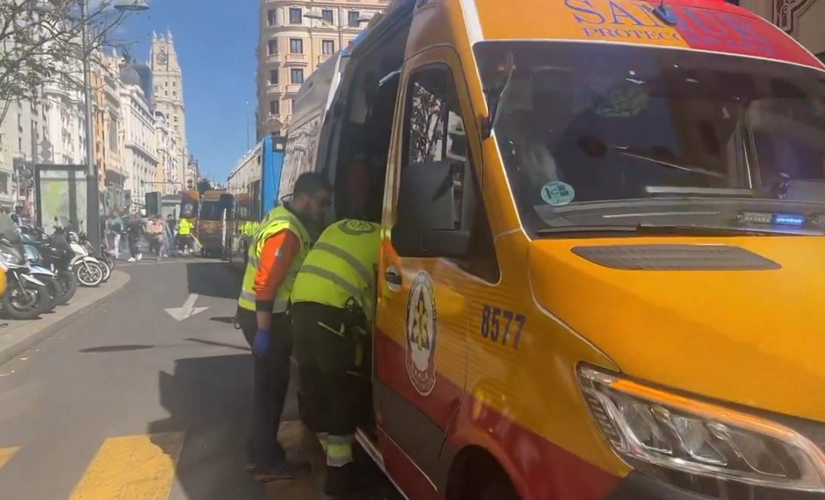 Herida grave metro autobús Callao Madrid Emergencias Madrid