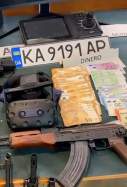 Armas y dinero intervenido en Alicante por la Guardia Civil