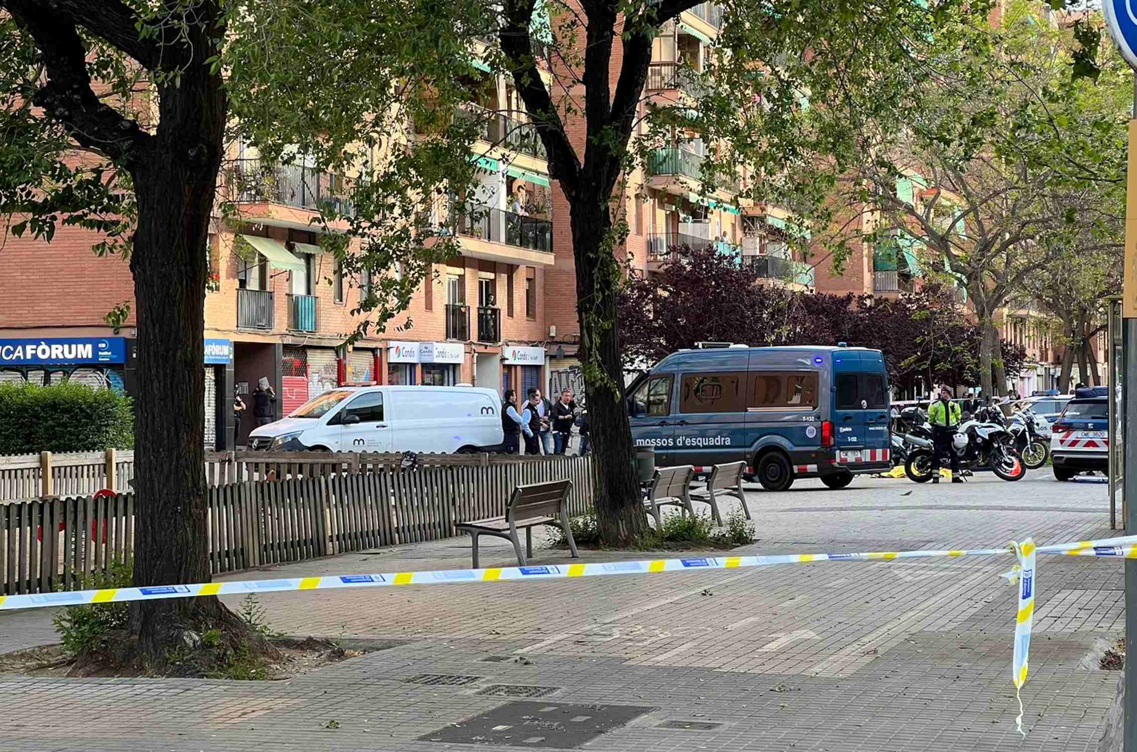 Un hombre muerto en un tiroteo en medio de la calle en el distrito de Sant Martí, en Barcelona