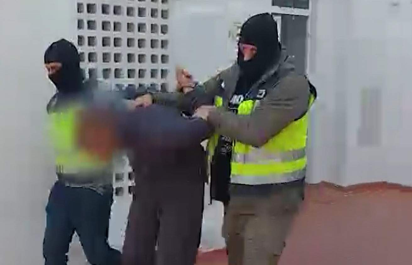 Capo serbio detenido Policia Nacional