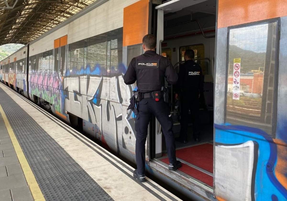Detenido Portbou tren