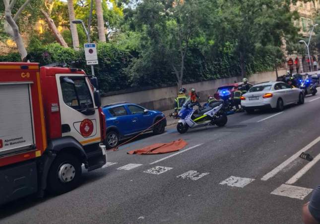 accident motorista barcelona