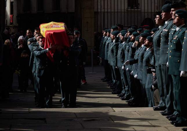 Funeral a Pamplona d'un dels guàrdies civils assassinats en Barbate / Eduardo Sanz, Europa Press