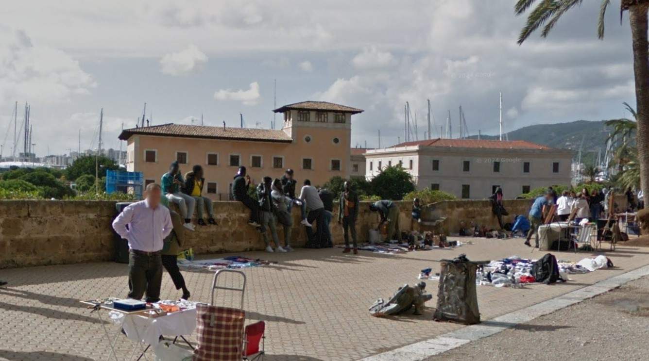 Muralla s'Hort del Rei Palma Google Street View