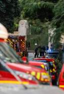 EuropaPress 6094608 17 july 2024 france paris police officers stand next to emergency vehicles