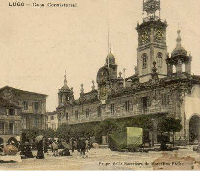 Ajuntament (Concello) de Lugo (principis del segle XX). Font Criminalia. Enciclopedia del crimen Ajuntament (Concello) de Lugo (principis del segle XX). Font Criminalia. Enciclopedia del crimen