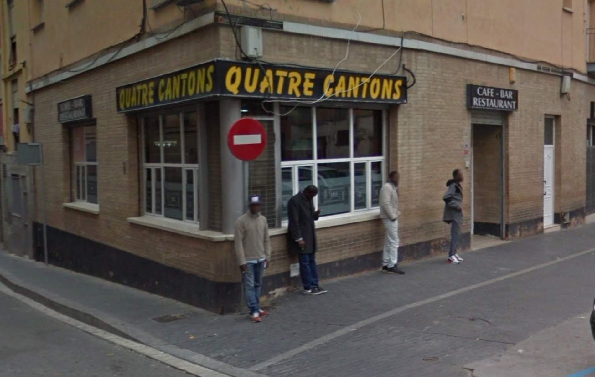 Bar quatre cantons Lleida Google street view