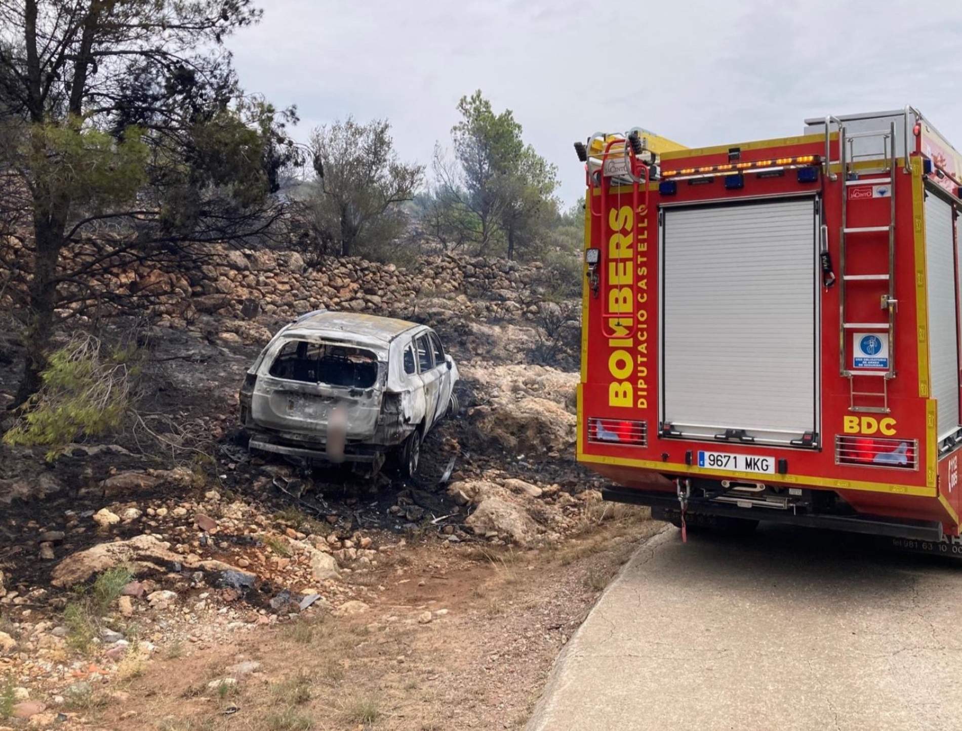 cadaver coche castellon