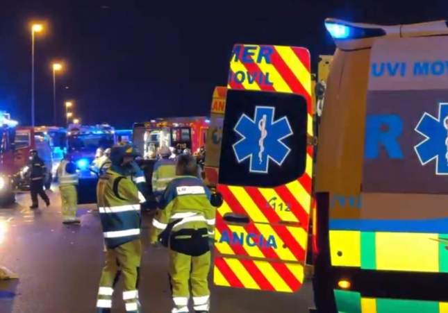 accident a 6 madrid