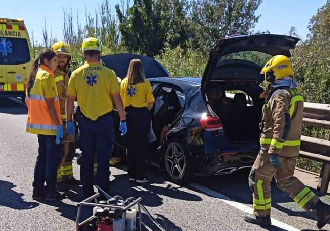 accidente higueras bomberos