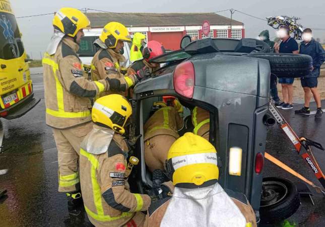 accident microcotxe deltebre