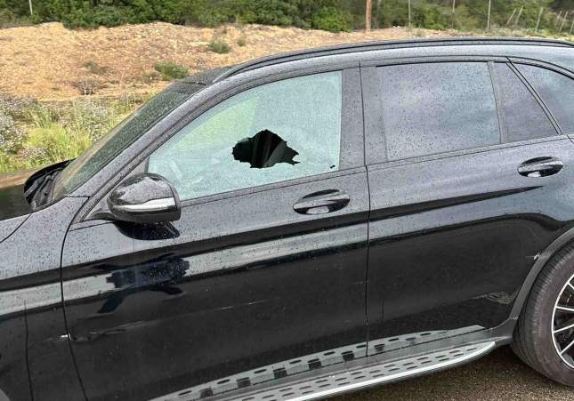 coche vidrio|cristal roto campo tarragona