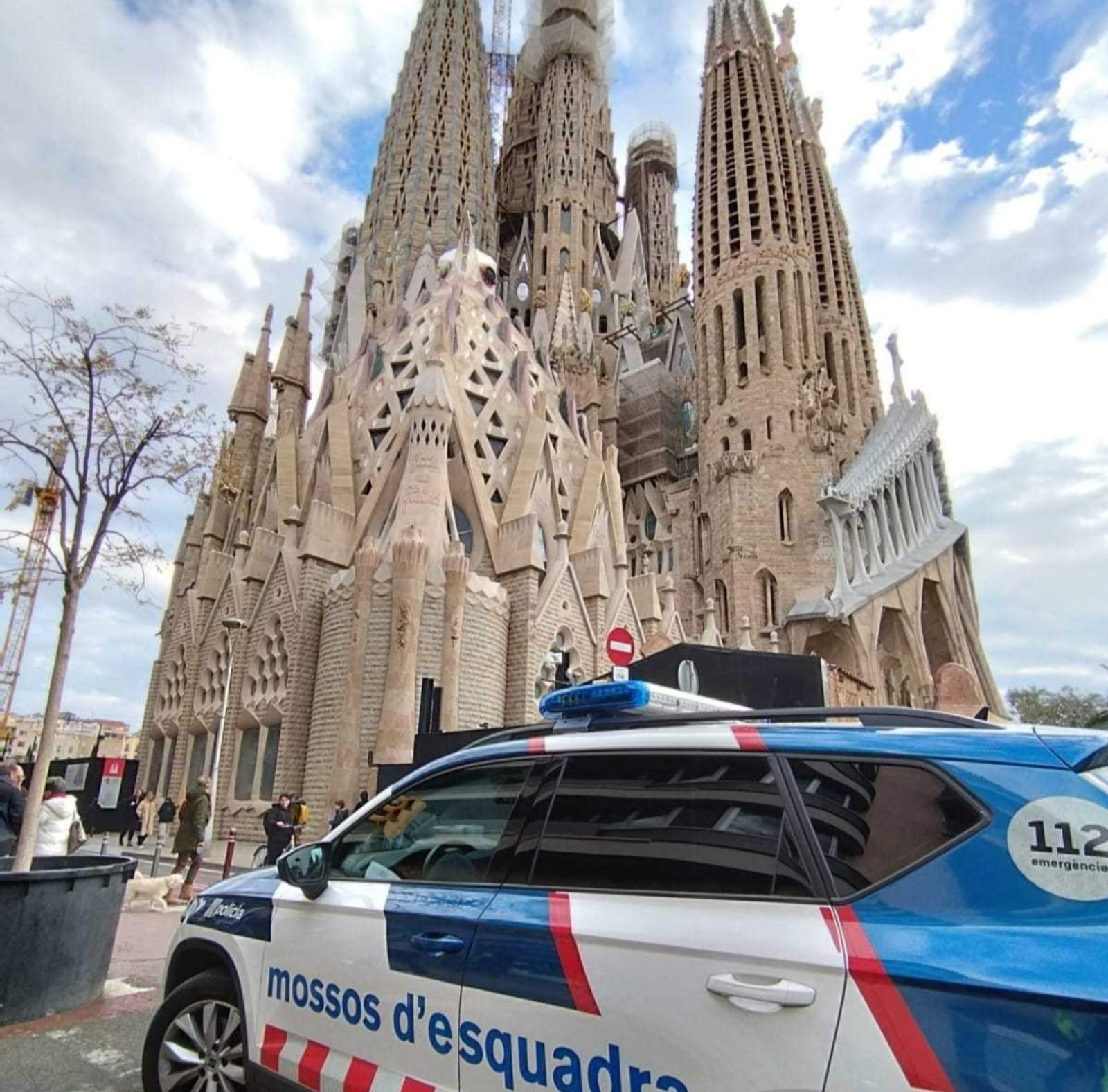 El ladrón que rondaba por la Sagrada Familia de Barcelona buscando