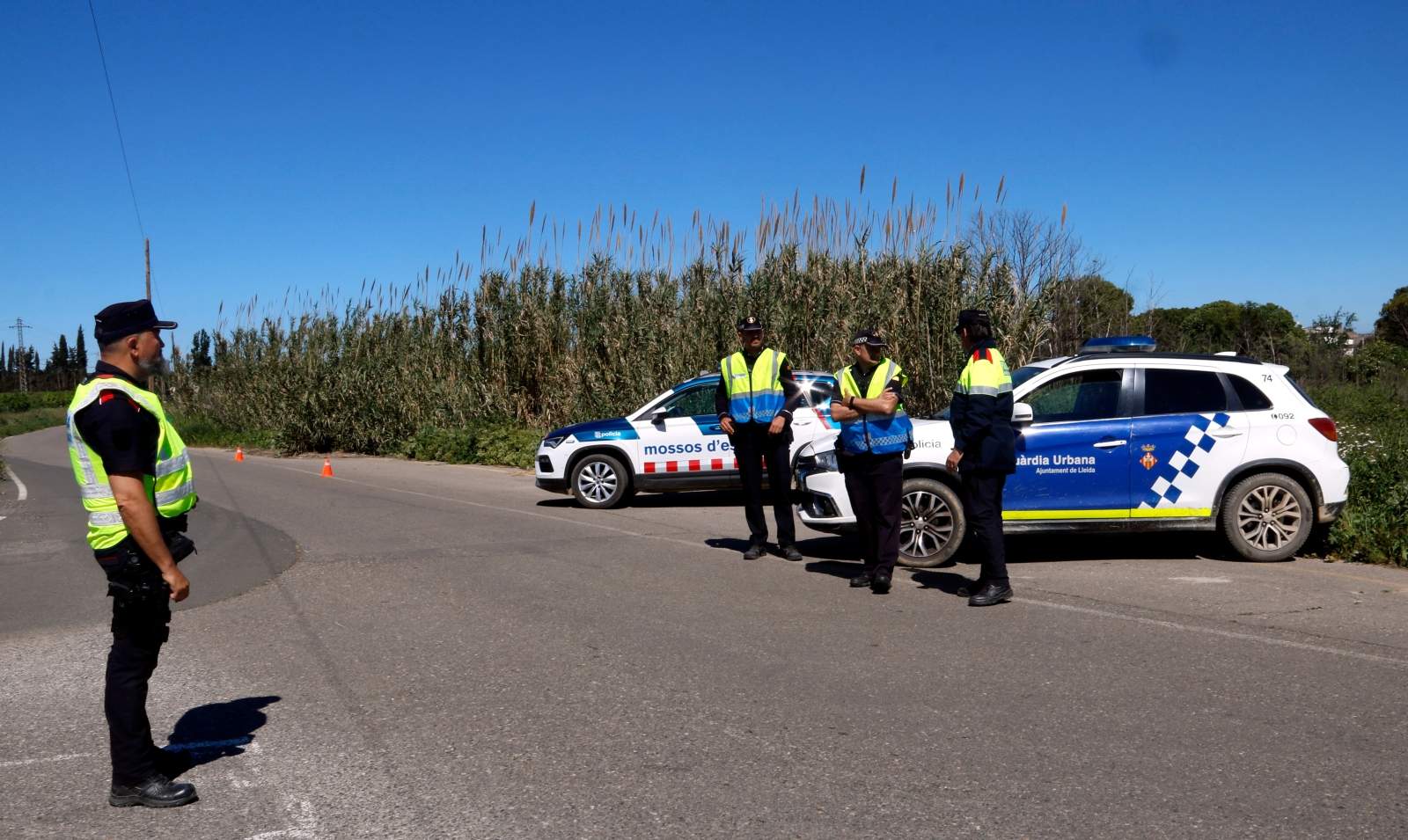 mossos i guàrdia urbana horta de lleida