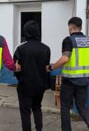 Detención pedófilo Olot Policía Nacional
