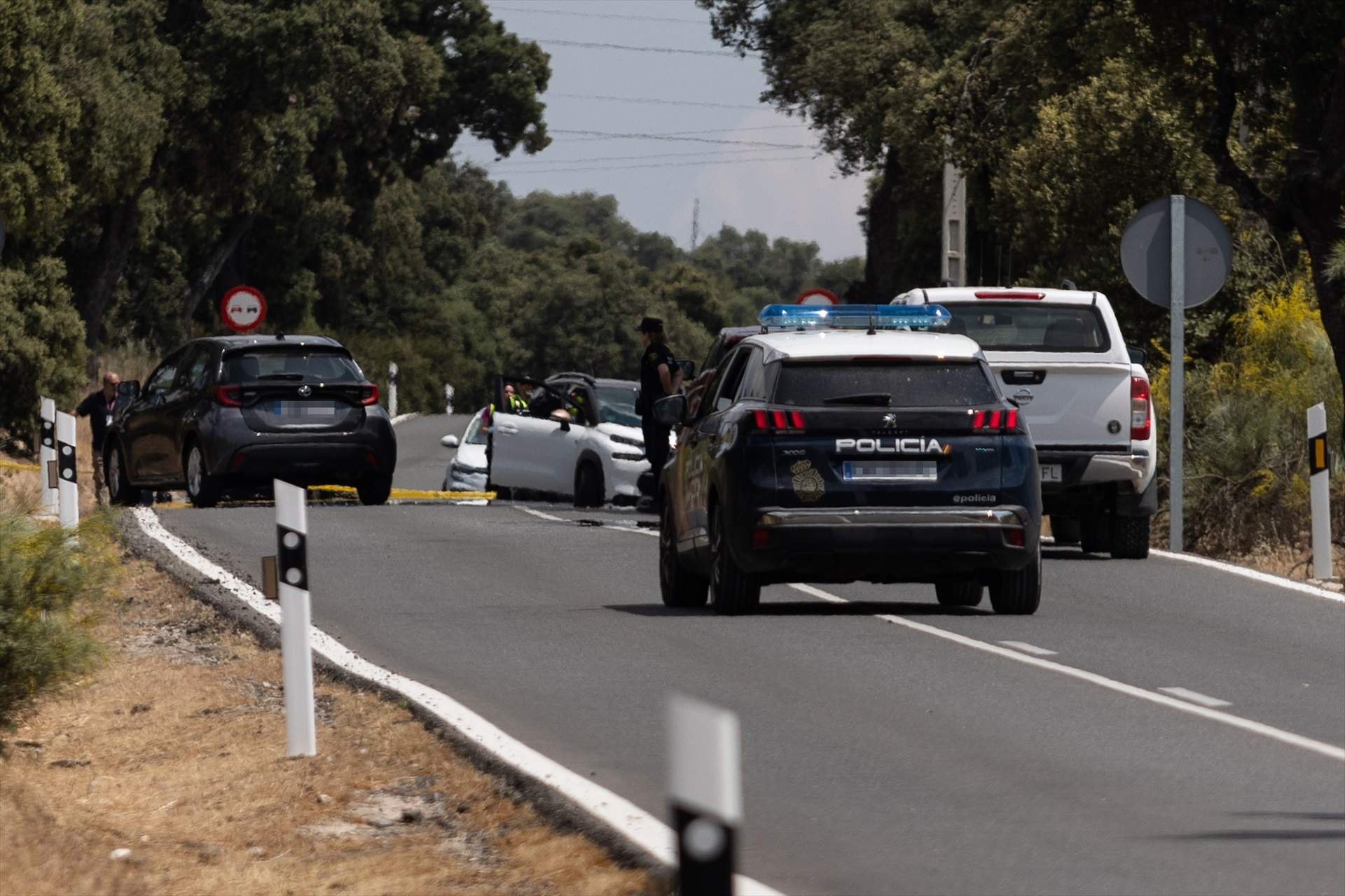 EuropaPress 6008588 agentes policia nacional trabaja lugar hechos kilometro m 612 carretera