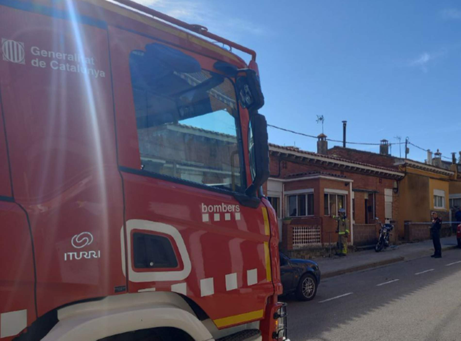 Incendi Santu Fruitós de Bages Bombers