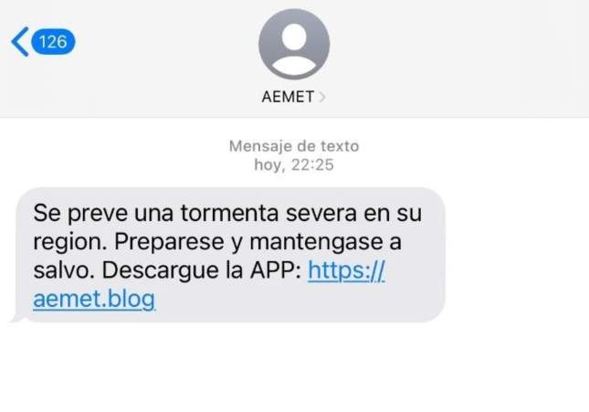 Estafa Aemet DANA