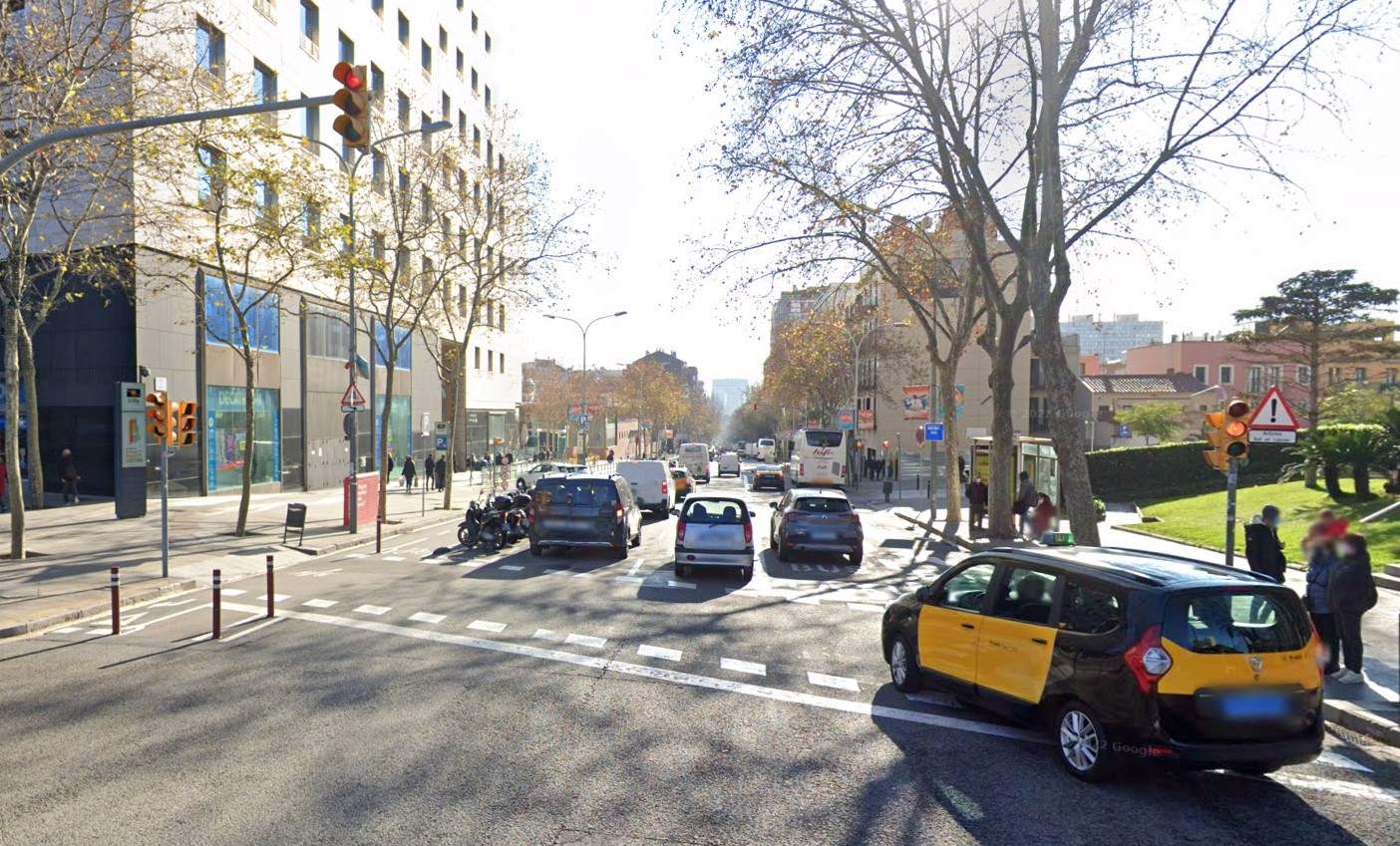 Numancia Diagonal Barcelona Google Street View