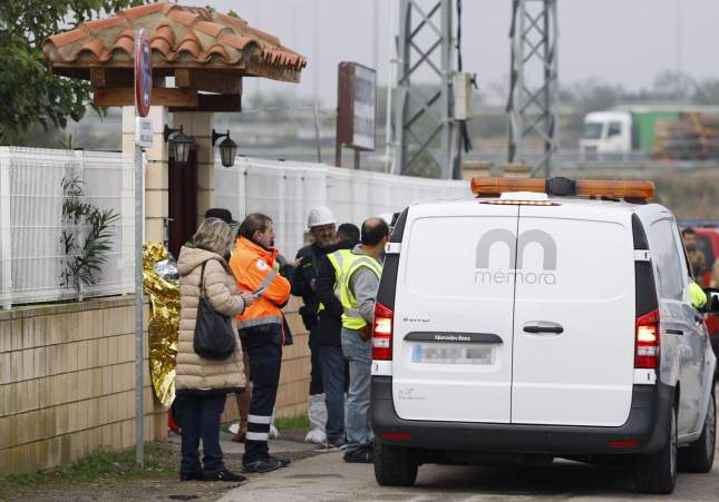 Serveis funeraris a la residència de Villafranca de Ebro (Saragossa) / Javier Cebollada, EFE