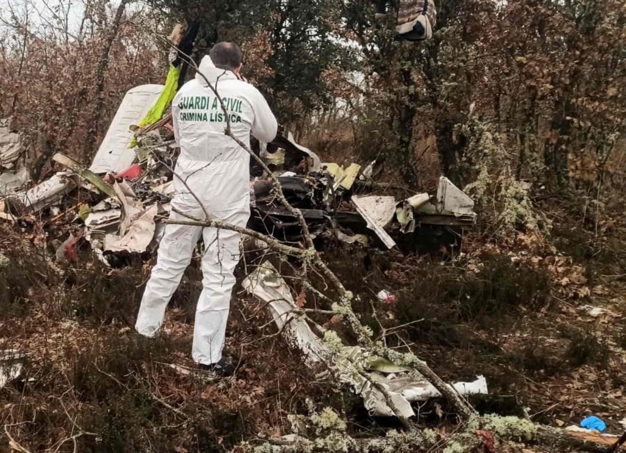 accident avioneta lleo guardia civil