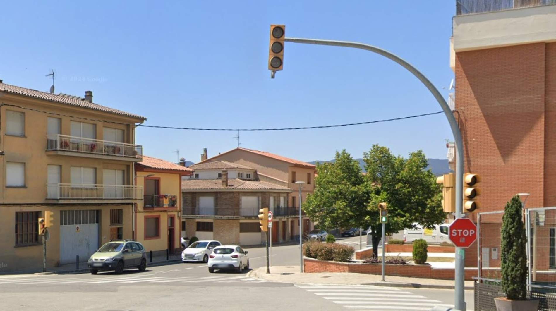 Cruce atropello mortal Torelló Google Street View