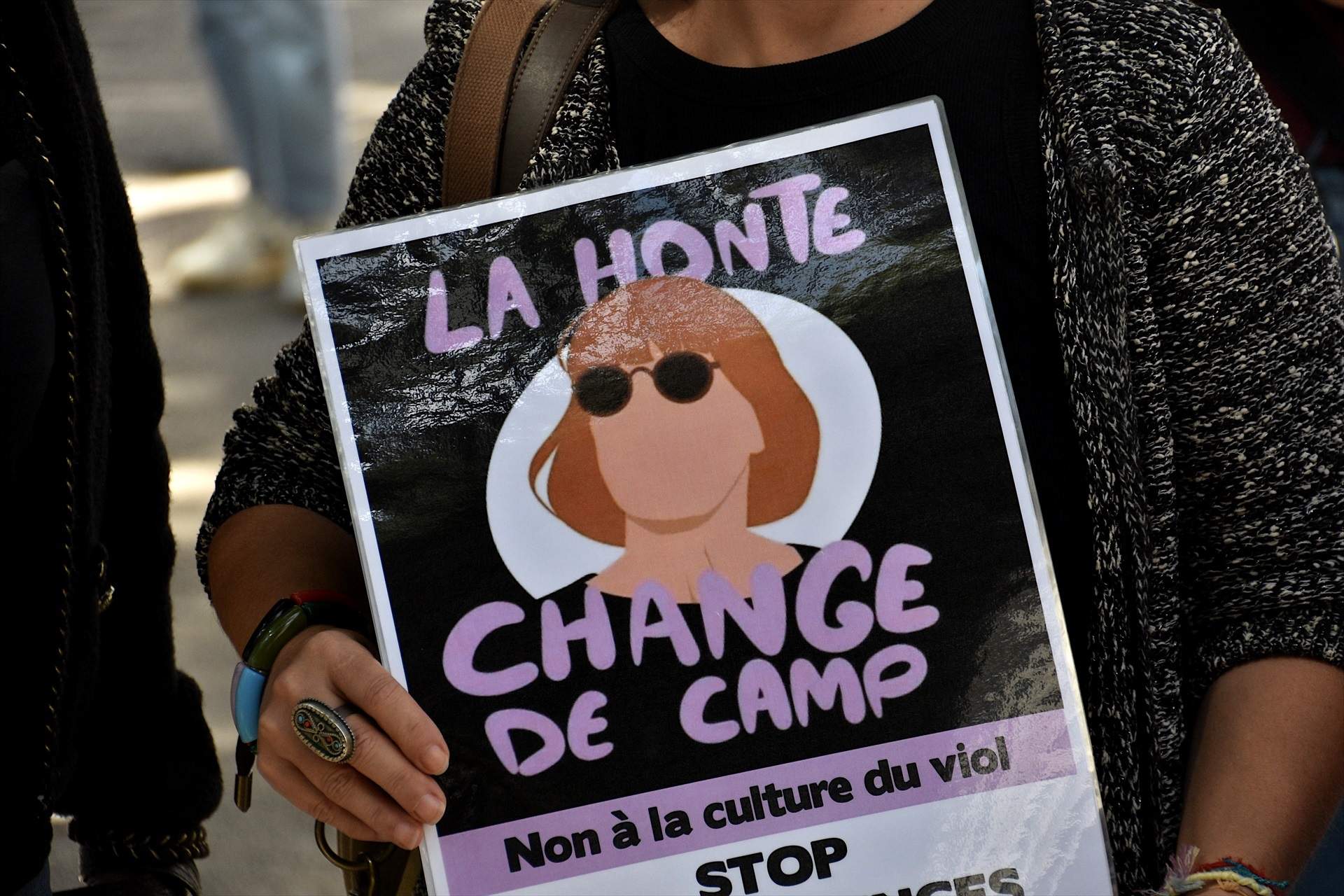 EuropaPress 6214412 september 14 2024 marseille france protester holds placard during the rally