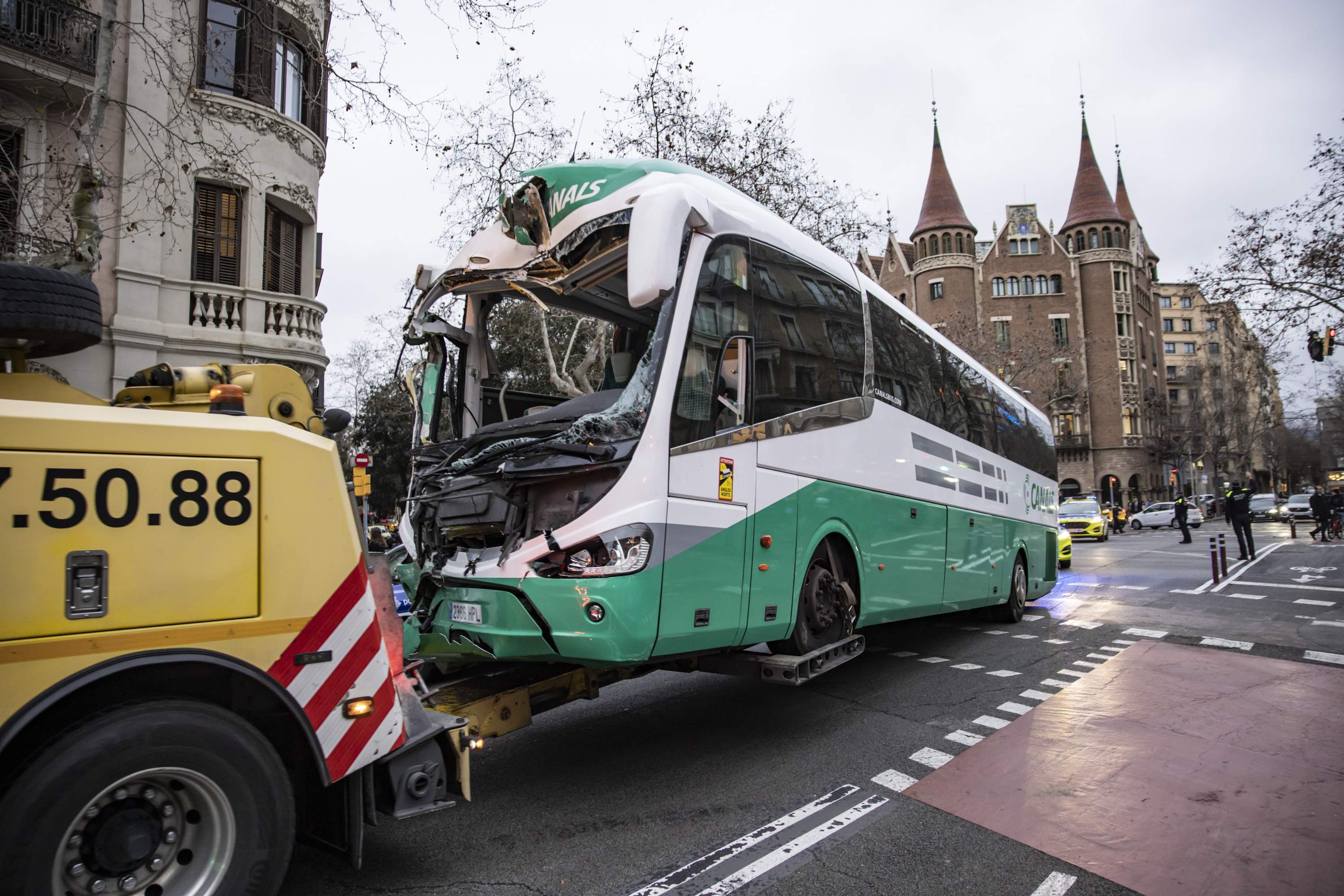 Accident diagonal bus / Foto: Carlos Baglietto