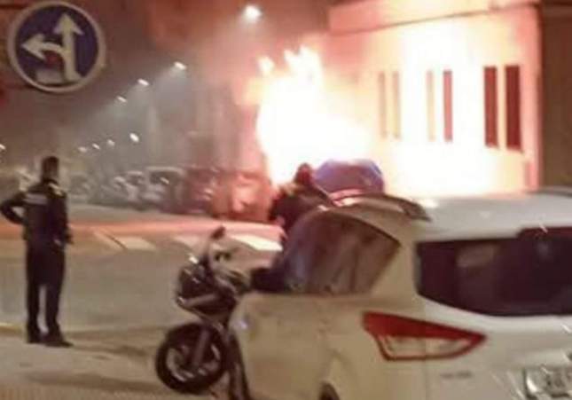 mataró contenedores quemando Mataró segura