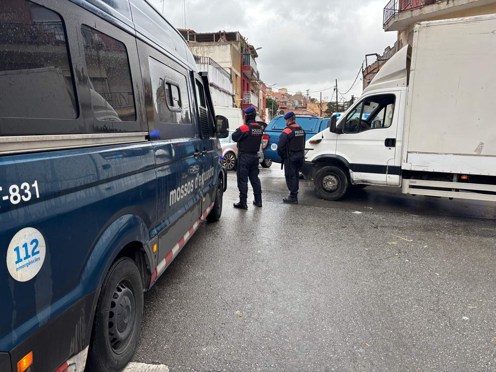 Imatge d'agents de l'ARRO dels Mossos a la zona de Can Puiggener / GRS