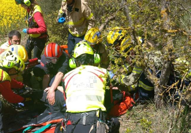 ciclista accidentat conca del barberà (1)