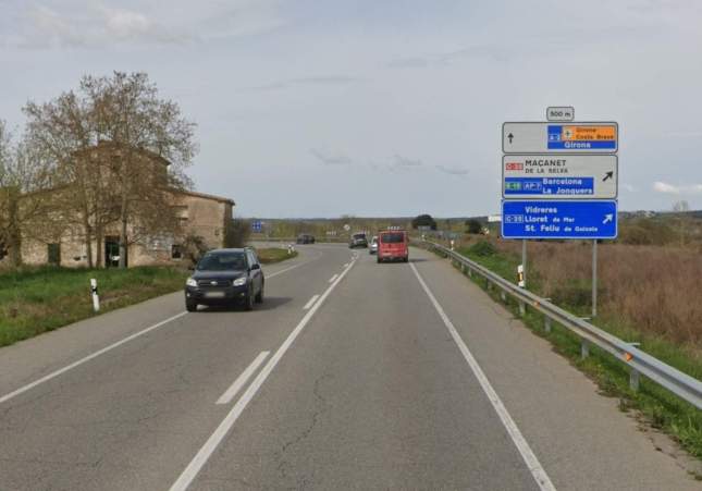 Carretera Vidreres N II