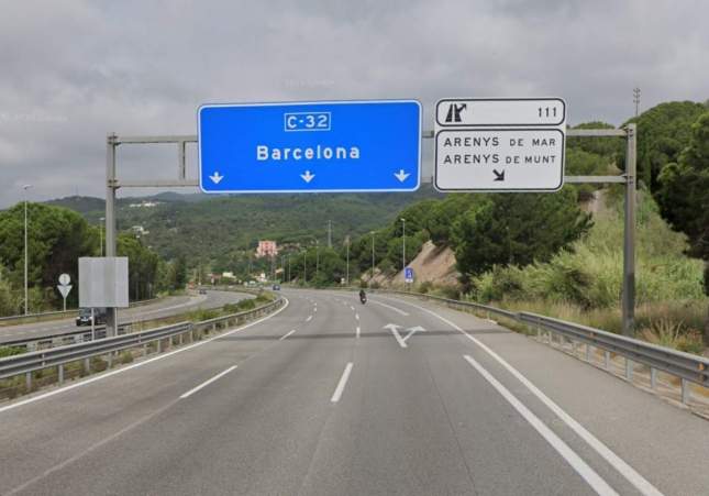 C 32 Arenys de Mar Google Street View 1
