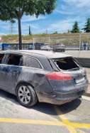 coche quemado comisaria Mossos Vic Cedida