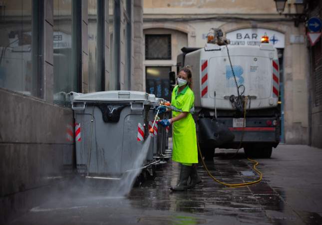 Trabajadora de limpieza de Barcelona, EuropaPress