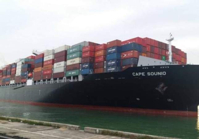 Cape Sounio portacontenidors port barcelona