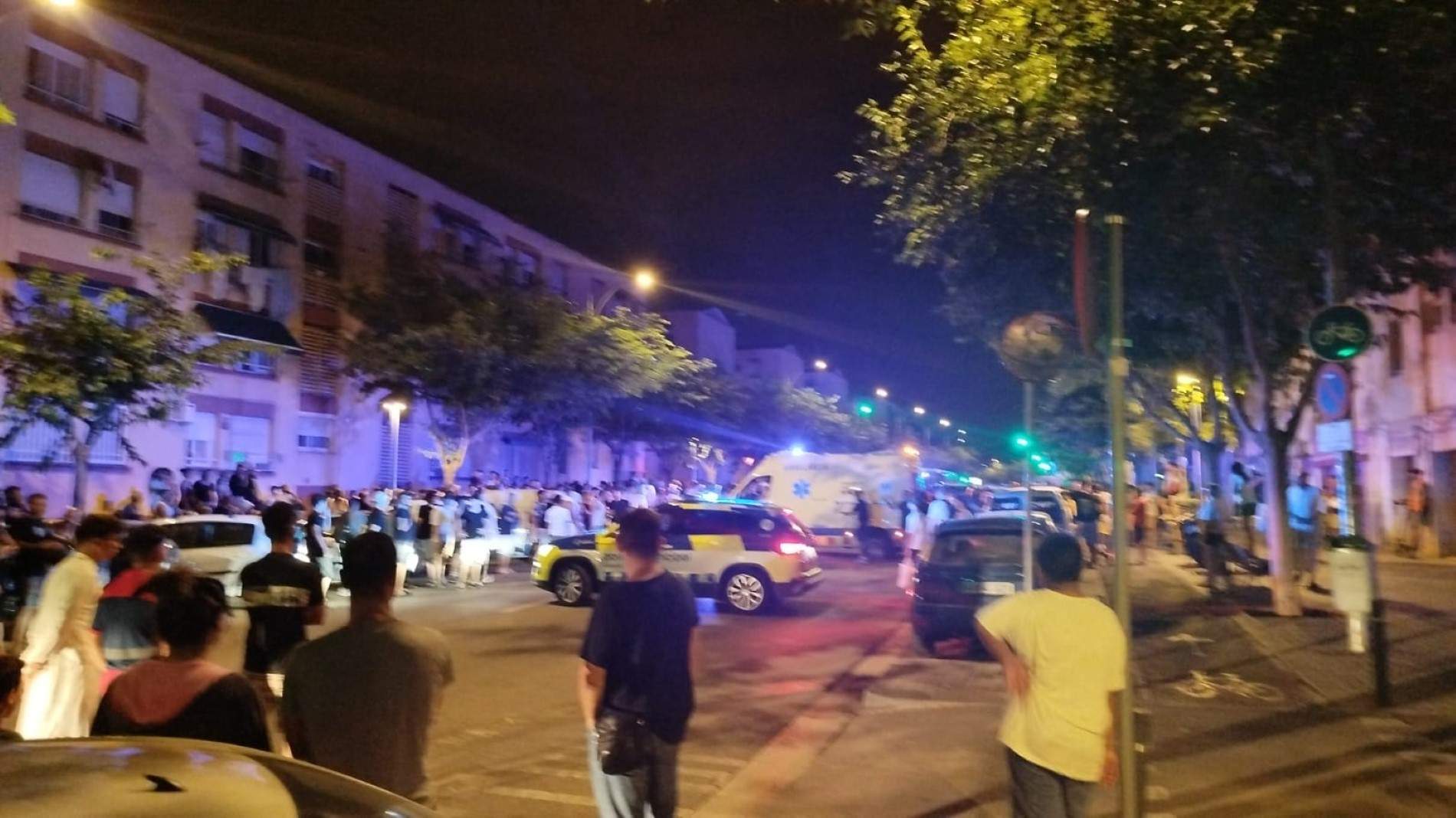 enfrentamientos entre vecinos y okupas en Sabadell