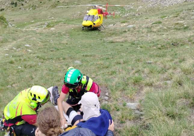 rescat bombers Porta del Cel helicopter
