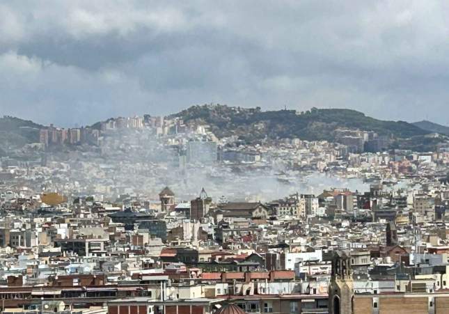 incendi fum restaurant barcelona