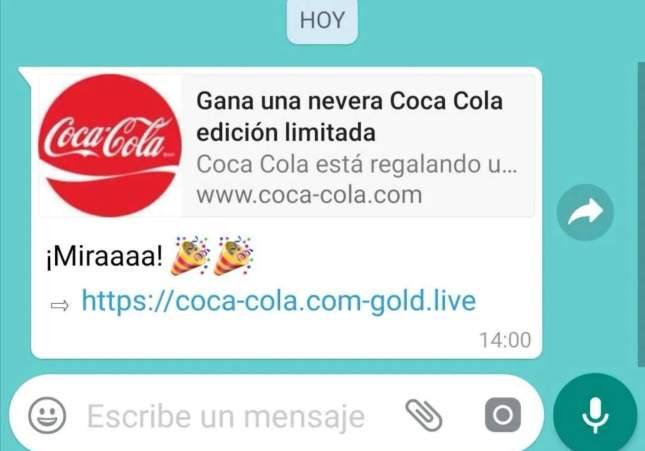 estafa coca cola