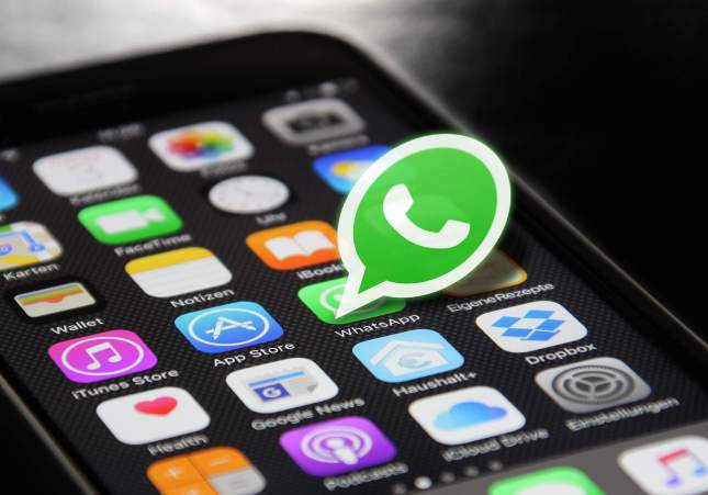Logo WhatsApp mòbil