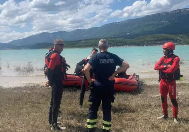 bomberos huesca ahogado paddle surf yesa