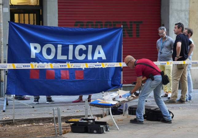 EuropaPress 6859266 zona hechos acordonada mossos desquadra 15 julio 2025 barcelona catalunya