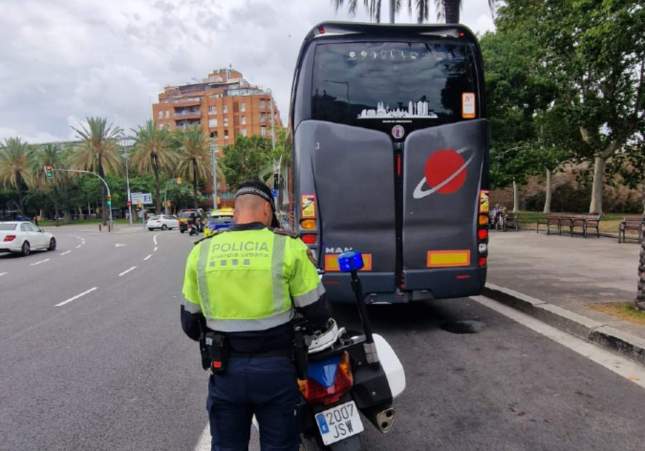 Guardia Urbana autobús Barcelona cocaina
