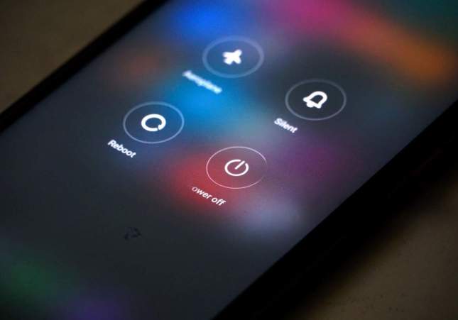 apagar reiniciar modo avion opciones telefono