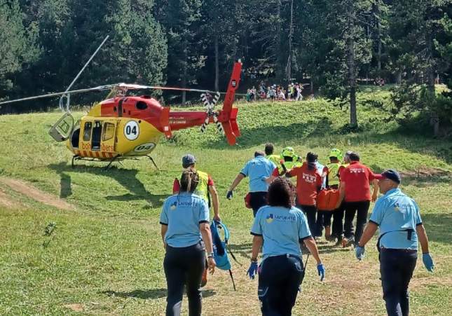 Bombers helicopter la molina BTT